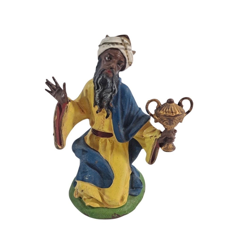 Vintage Wiseman Depose Italy Nativity Figurine 3.5"